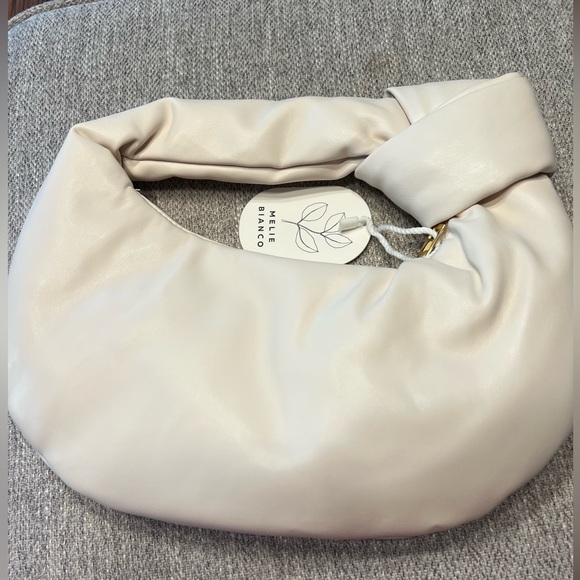 NWT Melie Bianco Alexandra top handle bag in cream - Picture 2 of 7